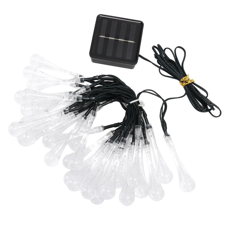 Solar String Lights IP65 Waterproof 2 Light Modes Outdoor String