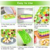 MOSOTECH Ice Cube Tray, Pack of 3, 37-Fold Ice Cube