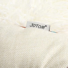 JOTOM Kissenbezug Kissenhülle Dekokissen Fall Sofa Auto Kissenbezüge Home Bed Decor 45 x 45 cm 6er Set