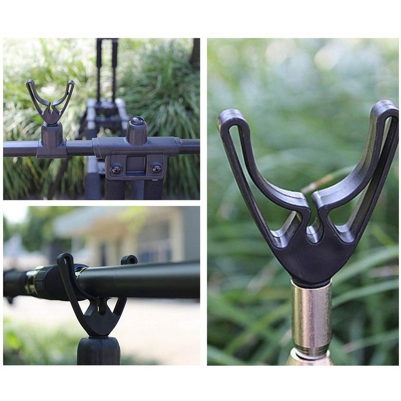 2pcs Plastic V Rod Rests/Front Rests/Butt Rests/Back Rests to hold