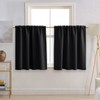 Extra Wide Blackout Curtains for Small Bedroom Windows, 2 Panels