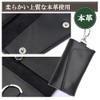 KASSAI Genuine Leather Key Case, 6 Rows Ring, Trifold, Men's,