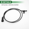 X AUTOHAUX ABS Wheel Speed Sensor ABS Sensor Anti-Lock Braking
