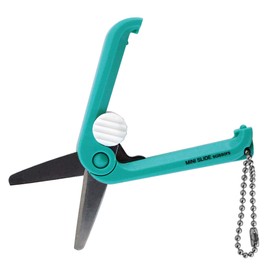 Bigman Mini Slide Scissors, Mame Choki, Pea Shears (Blue)