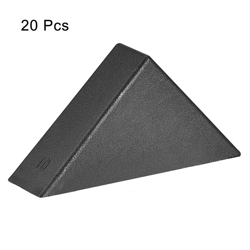 sourcing map PP Corner Protector Triangle 35x10mm for Ceramic, Glass,