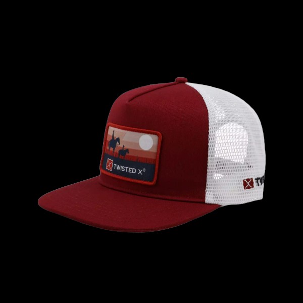 Twisted X Unisex Western Patch Red Cap CAP0007