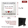 Pet Memorial Picture Frame - Set of 2 - Thanks