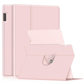 DINGGUAGUA Case Compatible with Remarkable Paper Pro 11.8 Paper Tablet 2024, Rotating Protective Case with Pen Holder, Pink