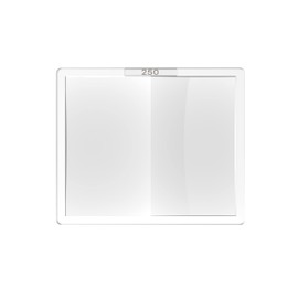 TEKWARE 3.54" X 4.25" CLEAR MAGNIFYING WELDING LENS, 2.50