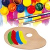 cigemay Paint Tray Acrylic Paint Wooden Palettes Paint Trays Painting