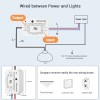 DEWENWILS Wireless Remote Control Light Switch And Receiver Kit 100