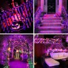 MXCOCO 10m Luz Solar 100 Leds para Exterior de Halloween,