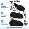 Waterproof Bicycle Cover for Outdoor Storage – 210T Full Bike