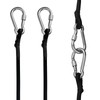 24 Inch Bungee Cord with Stainless Steel Screw Locking Carabiners,
