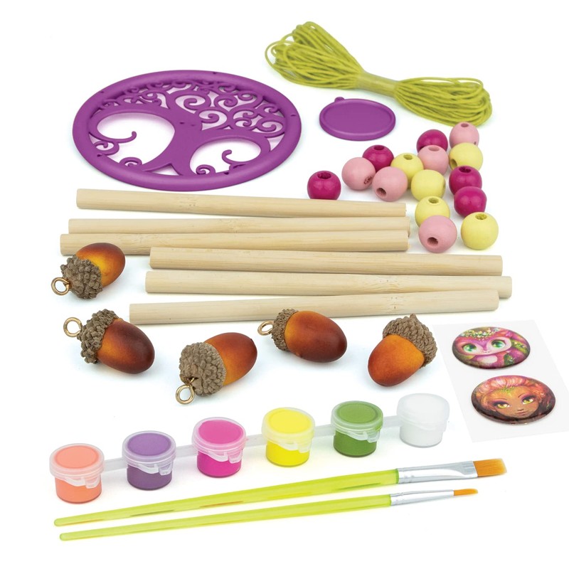Nebulous Stars Wind Chimes, Bamboo, Multicoloured, Normal