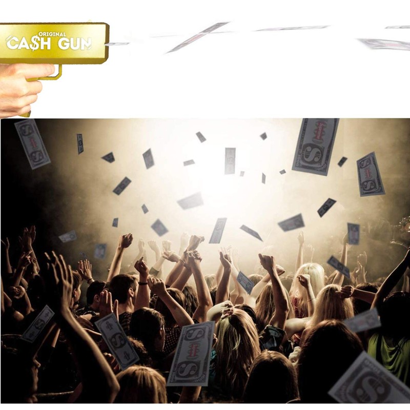 Original Cash Gun | Money Gun | Gold Super Gun