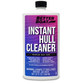Better Boat Hull Cleaner for Fiberglass and Painted Boats Cleaning Marine Stain Remover 32oz
