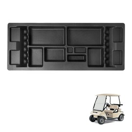 10L0L Golf Cart Under Seat Storage Tray Only for 1982-2000 Club Car DS Electric Vehicle with Original Trojan Battery Underseat Organizer Container Holder Plate