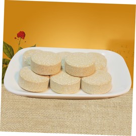 Ipetboom 10pcs Ginger Effervescent Tablets for Swelling Treatment Soften Calluses Deodorize Reduce Water Retention for Foot Care and Relaxation