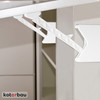 KOTARBAU® Universal Flap Fitting Lift II White PVC Flap Holder