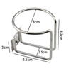 RUR 4pcs Stainless Steel Boat Ring Cup Drink Holder Universal
