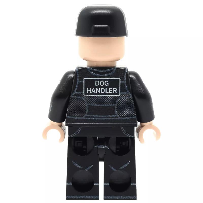 United Bricks Military Building Minifigure British Police Dog Handler