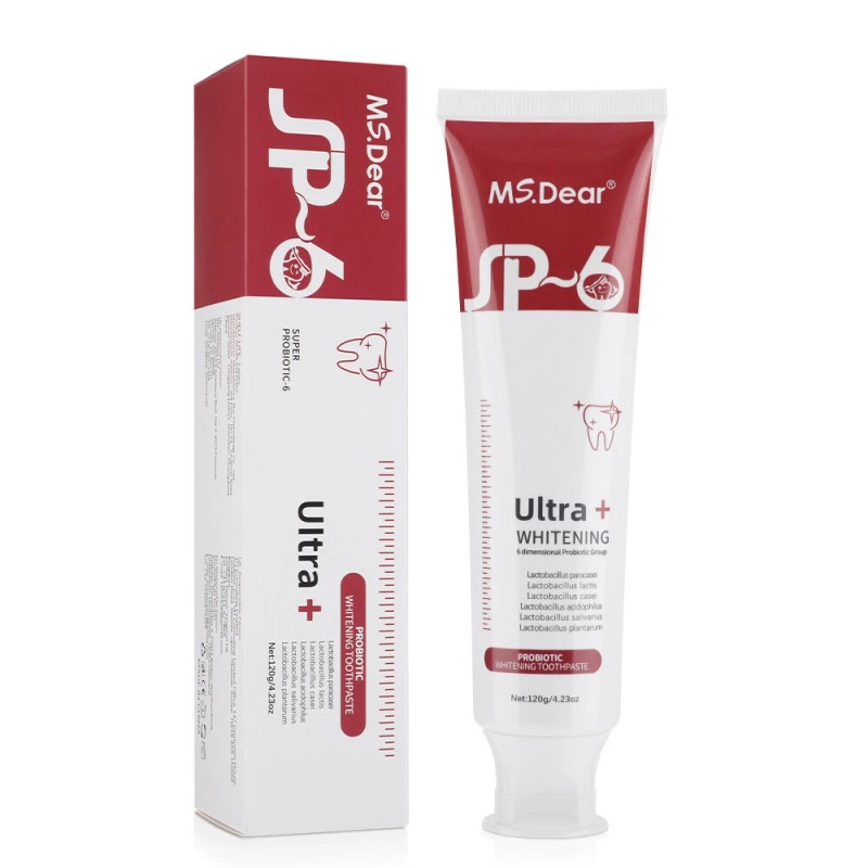 6-1Pack Probiotic Toothpaste SP-6 Whitening Tooth Oral Hygiene Clean Fresh