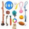 12 Packs of Tough Dog Toy Set,Puppy Teething Toy Dog