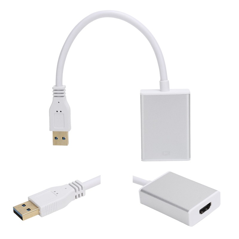 USB to High Definition Multimedia Interface Adapter with Drive Extend