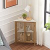 VECELO Corner Shelf with Door