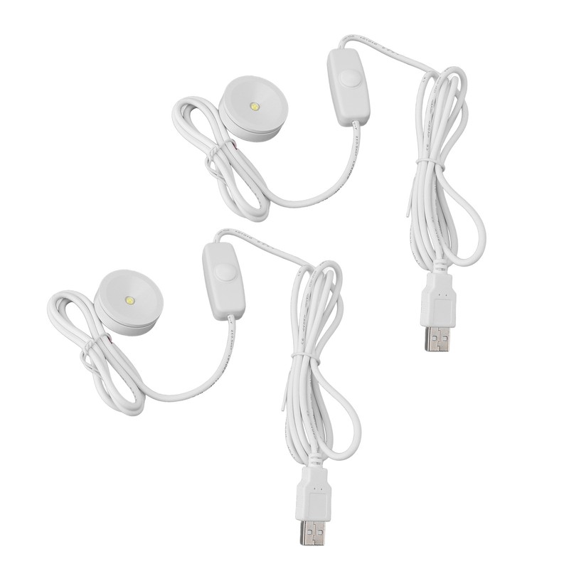 2PCS LED Spot Lights Professional 5V USB Dimmable Round Small