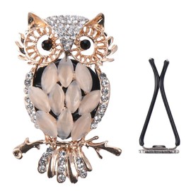 2PCS Rhinestone Owl Car Air Vent Clip Charm,Cute Car Air Fresheners and Interior Decoration for Car Accessories