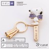 3carat Peanuts Bag Key Clip, Snoopy Ribbon, Key Chain, Bag
