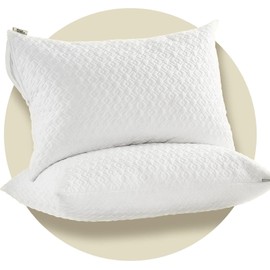 CoolShields Pillow Protector (4 Pack) Queen – Waterproof Zippered Pillow Covers, Hypoallergenic, Premium Pillowcase Encasement for Better Sleep