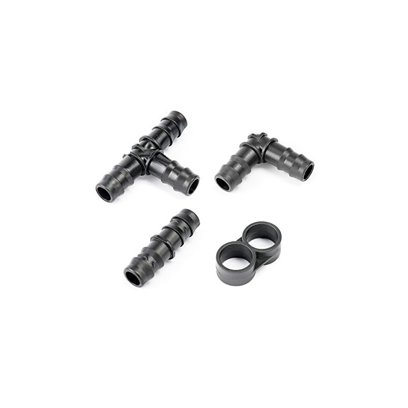 Straight Connector for 16 mm Drip Hose Adapter Pack of