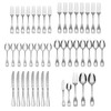Oneida Silverware Set For 8, Voss 45-Piece Everyday Flatware Set