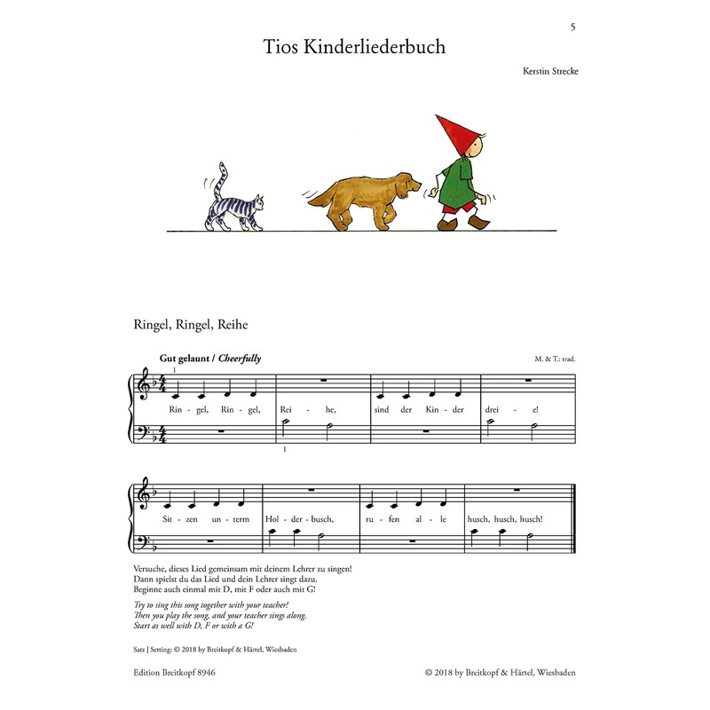 Tios Kinderliederbuch: Klavier (EB 8946)