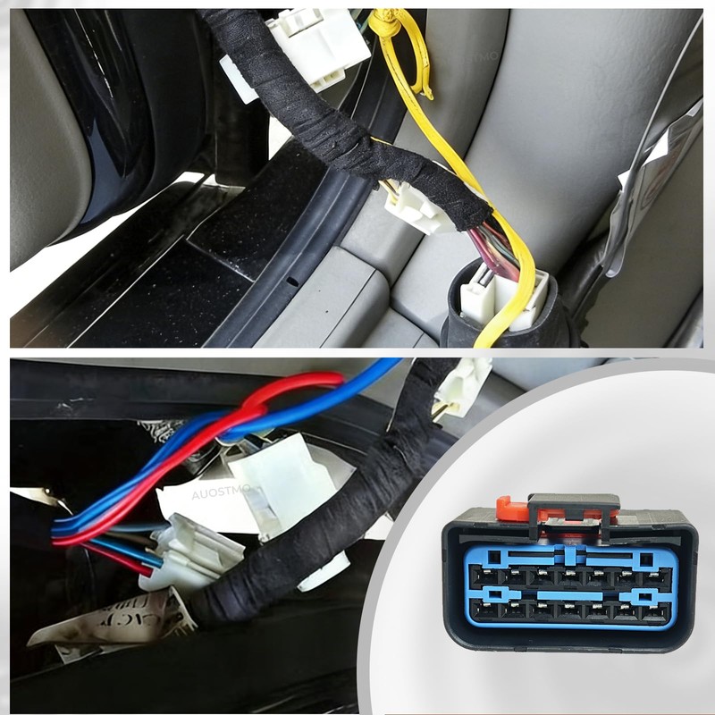 Door Harness Connector Wiring Pigtail, OE 05013961AA/1P2522, Compatible with 1999-2004