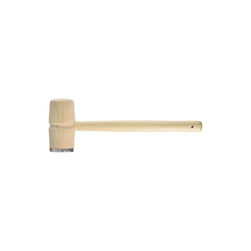 Tala FSC Meat Mallet with Metal and Beechwood End, Beige,