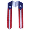 Del Mex Puerto Rico and USA Combo Flag Graduation Sash
