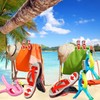 6 Pcs Beach Towel Clips for Beach Chairs, Flamingo &