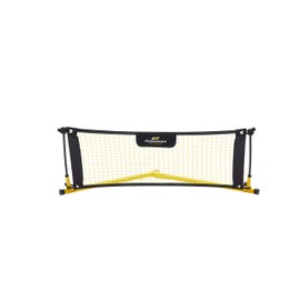 PodiuMax Solo Soccer Rebounder Net, Improve Your Ground Passing Skills, Easy to Assemble and Disassemble, Comes with Bag and Stake