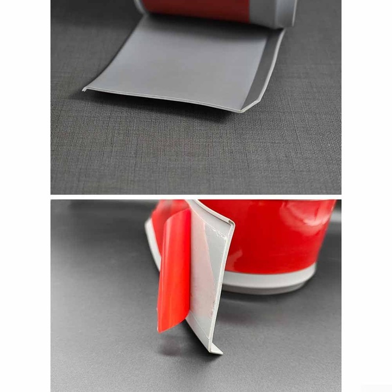 PVC Soft Skirting Board, 4 Meters Peel and Skirting Board