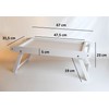 MyBer® PMTC711BI Tray for Fruit Bread Pastry Laptop Notebook Carry