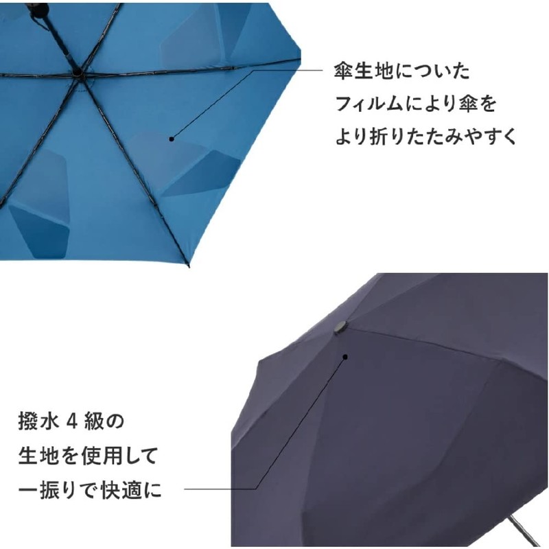 Waterfront U355-0811BG1-BD Folding Umbrella, Rain Umbrella, LESS IS MORE Quick