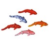 Xusxes Pack of 5 Artificial Goldfish Model Aquarium Fish Floating