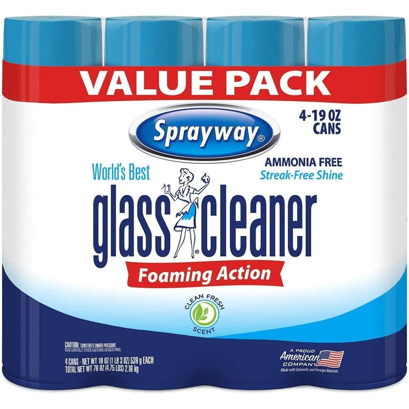 A Product of Sprayway Glass Cleaner (19oz, 4pk.)