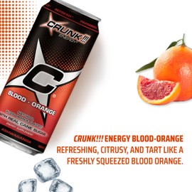 CRUNK!!! Energy Blood-Orange 16oz 12 pack