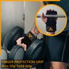 Weight Lifting Wrist Strap with Durable Double Layer Leather, Adjustable