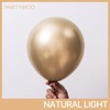 PartyWoo Metallic Chrome Gold Balloons, 120 pcs Gold Chrome Balloons